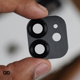 Black Shockproof Camera Lens For iPhone 12/12 Mini