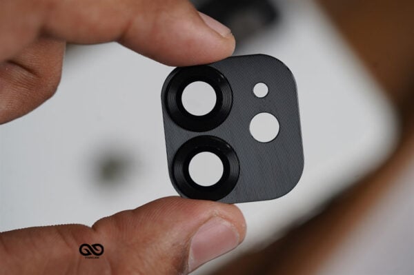 Black Shockproof Camera Lens For iPhone 12/12 Mini