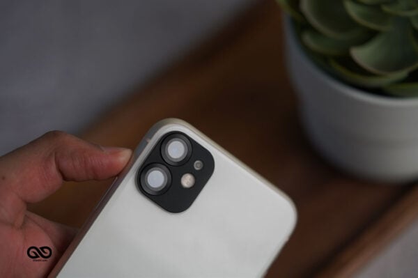 Black Shockproof Camera Lens For iPhone 12/12 Mini - Image 7