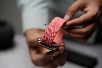 Pink Punch Braided Solo Loop For Apple Watch 49 MM Series Ultra/Ultra 2