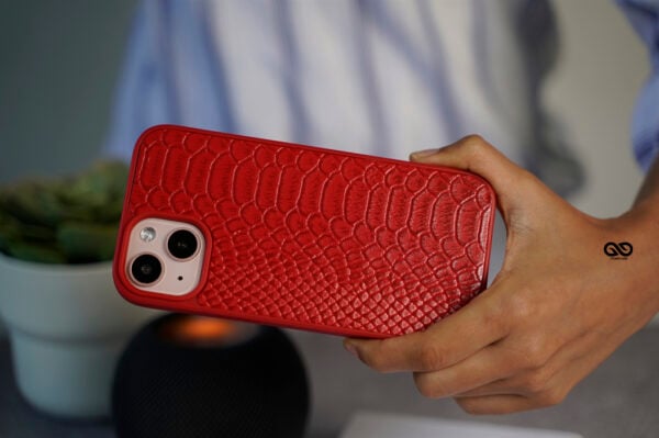 Designer Croc Textured Faux Leather Case - Image 136
