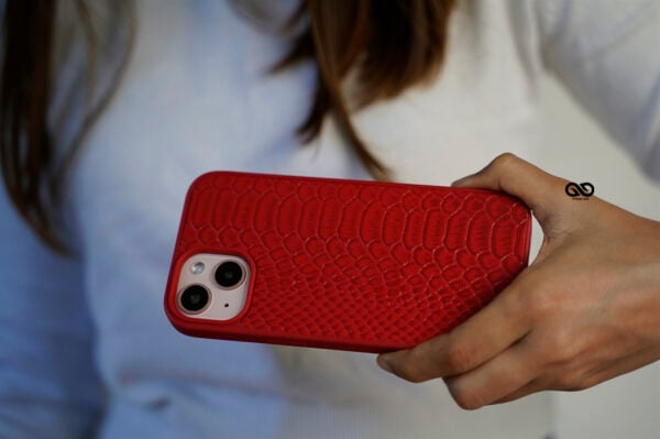 Designer Croc Textured Faux Leather Case - Image 142