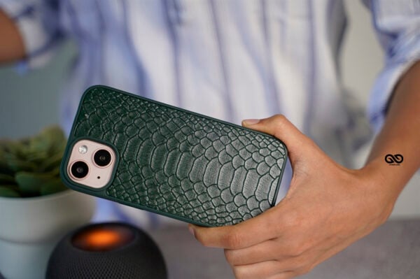 Designer Croc Textured Faux Leather Case - Image 144