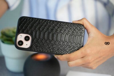 Designer Croc Textured Faux Leather Case