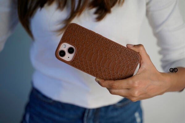 Designer Croc Textured Faux Leather Case - Image 147