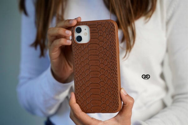 Designer Croc Textured Faux Leather Case - Image 154