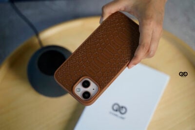 Designer Croc Textured Faux Leather Case
