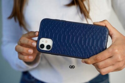 Designer Croc Textured Faux Leather Case