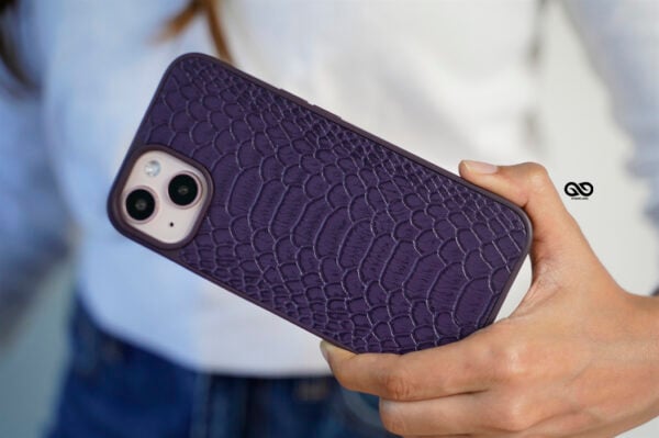 Designer Croc Textured Faux Leather Case - Image 55