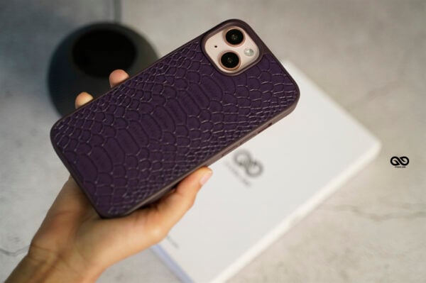 Designer Croc Textured Faux Leather Case - Image 59