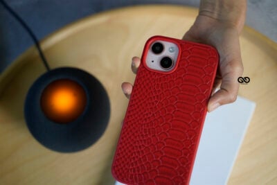 Designer Croc Textured Faux Leather Case