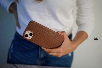 Designer Croc Textured Faux Leather Case