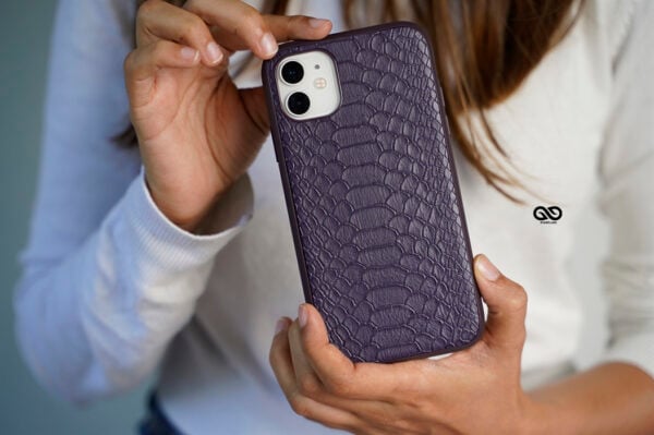 Designer Croc Textured Faux Leather Case - Image 80