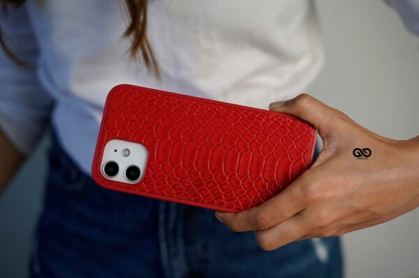 Designer Croc Textured Faux Leather Case - Image 81