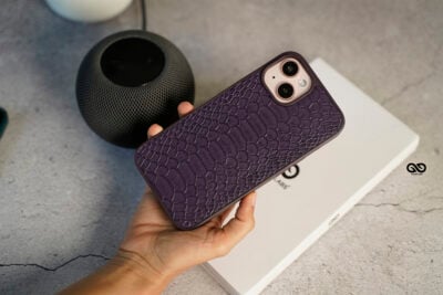 Designer Croc Textured Faux Leather Case