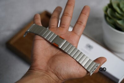 Titanium Matte Finish Detachable Link Strap With Magnetic Closure For Apple Watch 44MM 45MM 46MM Series 4 5 6 7 8 9 10 11 (SE 2 3 Gen) 128 Titanium Matte Finish Detachable Link Strap With Magnetic Closure For Apple Watch 44MM 45MM 46MM Series 4 5 6 7 8 9 10 11 (SE 2 3 Gen)