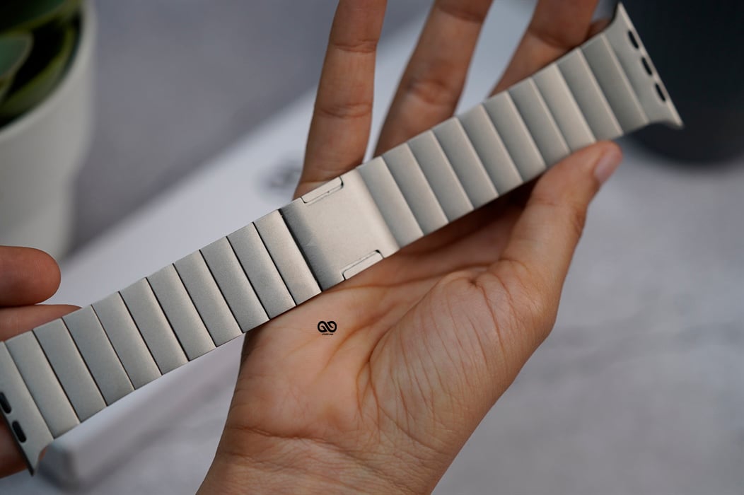 Titanium Matte Finish Detachable Link Strap With Magnetic Closure For Apple Watch 44MM 45MM 46MM Series 4 5 6 7 8 9 10 11 (SE 2 3 Gen) 63 Titanium Matte Finish Detachable Link Strap With Magnetic Closure For Apple Watch 44MM 45MM 46MM Series 4 5 6 7 8 9 10 11 (SE 2 3 Gen) - Image 63