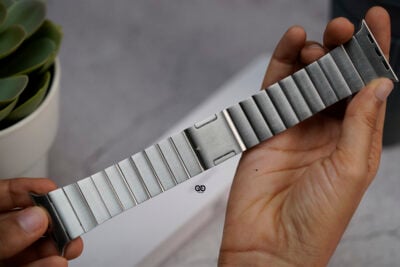 Titanium Matte Finish Detachable Link Strap With Magnetic Closure For Apple Watch 44MM 45MM 46MM Series 4 5 6 7 8 9 10 11 (SE 2 3 Gen) 152 Titanium Matte Finish Detachable Link Strap With Magnetic Closure For Apple Watch 44MM 45MM 46MM Series 4 5 6 7 8 9 10 11 (SE 2 3 Gen)
