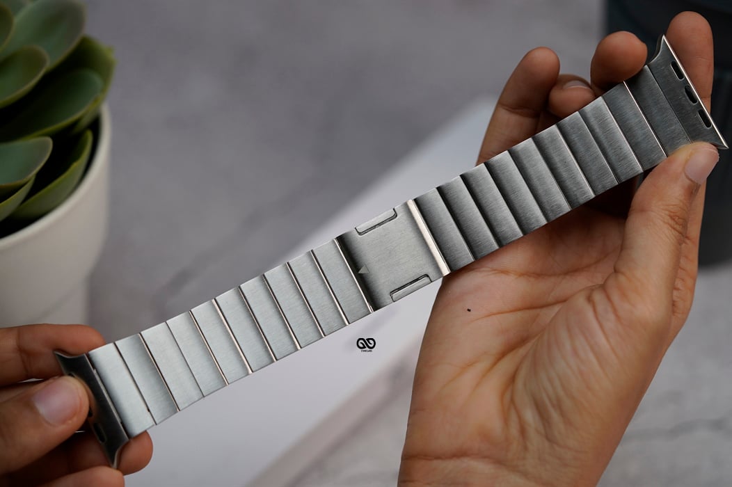 Titanium Matte Finish Detachable Link Strap With Magnetic Closure For Apple Watch 44MM 45MM 46MM Series 4 5 6 7 8 9 10 11 (SE 2 3 Gen) 66 Titanium Matte Finish Detachable Link Strap With Magnetic Closure For Apple Watch 44MM 45MM 46MM Series 4 5 6 7 8 9 10 11 (SE 2 3 Gen) - Image 66