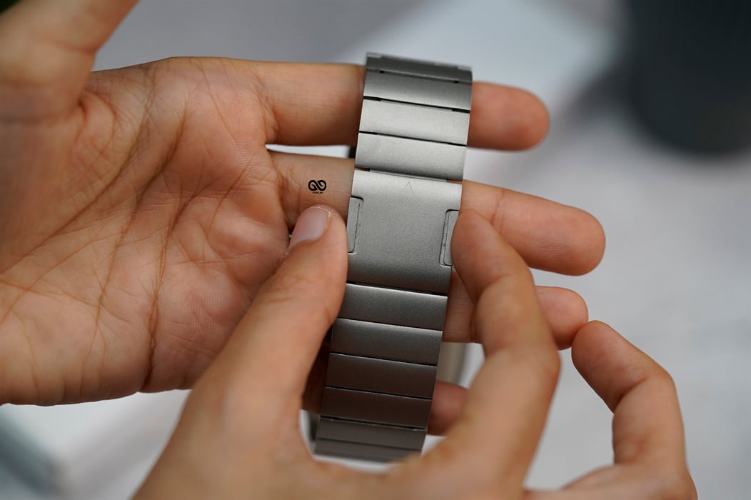 Titanium Matte Finish Detachable Link Strap With Magnetic Closure For Apple Watch 44MM 45MM 46MM Series 4 5 6 7 8 9 10 11 (SE 2 3 Gen) 56 Titanium Matte Finish Detachable Link Strap With Magnetic Closure For Apple Watch 44MM 45MM 46MM Series 4 5 6 7 8 9 10 11 (SE 2 3 Gen) - Image 56