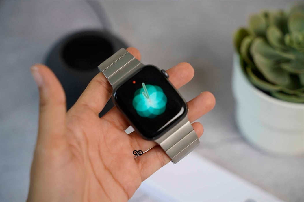 Titanium Matte Finish Detachable Link Strap With Magnetic Closure For Apple Watch 44MM 45MM 46MM Series 4 5 6 7 8 9 10 11 (SE 2 3 Gen) 4 Titanium Matte Finish Detachable Link Strap With Magnetic Closure For Apple Watch 44MM 45MM 46MM Series 4 5 6 7 8 9 10 11 (SE 2 3 Gen) - Image 4
