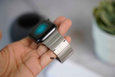 Titanium Matte Finish Detachable Link Strap With Magnetic Closure For Apple Watch 44MM 45MM 46MM Series 4 5 6 7 8 9 10 11 (SE 2 3 Gen) 101 Titanium Matte Finish Detachable Link Strap With Magnetic Closure For Apple Watch 44MM 45MM 46MM Series 4 5 6 7 8 9 10 11 (SE 2 3 Gen)