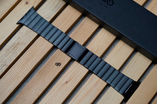 Titanium Matte Finish Detachable Link Strap With Magnetic Closure For Apple Watch 49 MM Series Ultra/Ultra 2 - Image 16