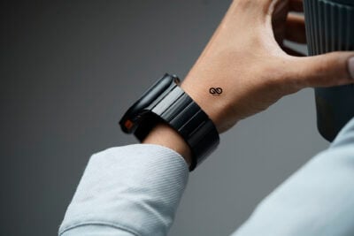 Titanium Matte Finish Detachable Link Strap With Magnetic Closure For Apple Watch 49 MM Series Ultra/Ultra 2