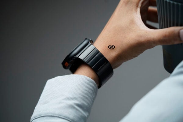 Titanium Matte Finish Detachable Link Strap With Magnetic Closure For Apple Watch 49 MM Series Ultra/Ultra 2 - Image 52