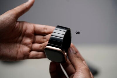 Titanium Matte Finish Detachable Link Strap With Magnetic Closure For Apple Watch 44MM 45MM 46MM Series 4 5 6 7 8 9 10 11 (SE 2 3 Gen) 97 Titanium Matte Finish Detachable Link Strap With Magnetic Closure For Apple Watch 44MM 45MM 46MM Series 4 5 6 7 8 9 10 11 (SE 2 3 Gen)