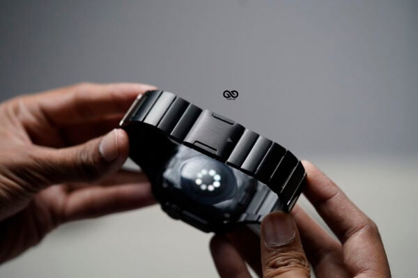 Titanium Matte Finish Detachable Link Strap With Magnetic Closure For Apple Watch 49 MM Series Ultra/Ultra 2 - Image 37