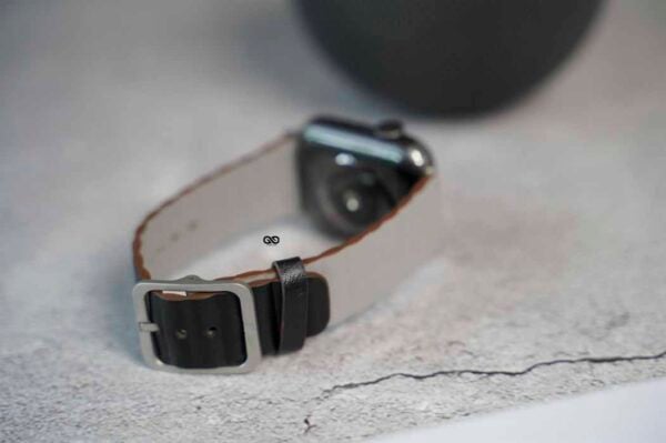 Two Coloured Faux Leather Strap with buckle Apple Watch 44MM 45MM 46MM Series 4 5 6 7 8 9 10 SE SE 2 Gen - Image 49