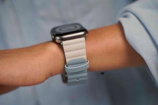 Two Coloured Faux Leather Strap with buckle Apple Watch 44MM 45MM 46MM Series 4 5 6 7 8 9 10 SE SE 2 Gen - Image 47