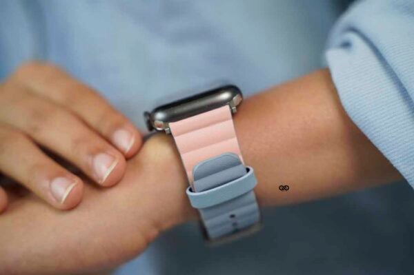 Two Coloured Faux Leather Strap with buckle Apple Watch 44MM 45MM 46MM Series 4 5 6 7 8 9 10 SE SE 2 Gen - Image 48
