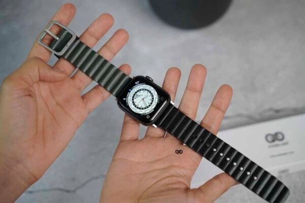 Two Coloured Faux Leather Strap with buckle Apple Watch 44MM 45MM 46MM Series 4 5 6 7 8 9 10 SE SE 2 Gen - Image 26