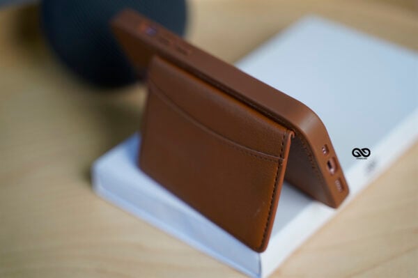 Vegan Leather Case With Flip Card For iPhone 13 - Image 4