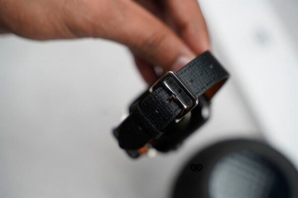 Sable Black Vegan Leather Strap For Apple Watch 42MM 41MM 40MM Series 4 5 6 7 8 9 10 SE SE 2 Gen - Image 5