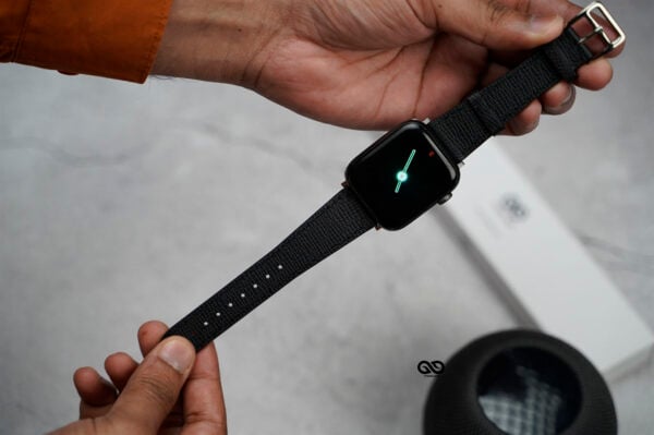 Sable Black Vegan Leather Strap For Apple Watch 42MM 41MM 40MM Series 4 5 6 7 8 9 10 SE SE 2 Gen - Image 2