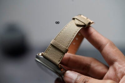 Camel Vegan Leather Strap For Apple Watch 49 MM Series Ultra/Ultra 2