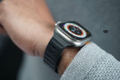 Sable Black FKM Active Rubber Strap For Apple Watch 49 MM Series Ultra/Ultra 2