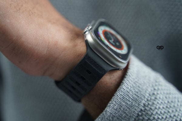Sable Black FKM Active Rubber Strap For Apple Watch 49 MM Series Ultra/Ultra 2 - Image 3