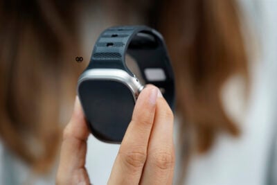 Sable Black FKM Active Rubber Strap For Apple Watch 49 MM Series Ultra/Ultra 2
