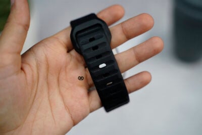 Sable Black FKM Active Rubber Strap For Apple Watch 49 MM Series Ultra/Ultra 2