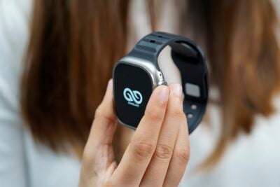 Sable Black FKM Active Rubber Strap For Apple Watch 49 MM Series Ultra/Ultra 2