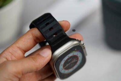 Sable Black FKM Active Rubber Strap For Apple Watch 49 MM Series Ultra/Ultra 2