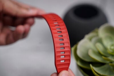 Matte Red FKM Casual Sports Band For Apple Watch 44MM 45MM 46MM Series 4 5 6 7 8 9 10 SE SE 2 Gen
