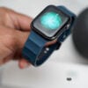 Dark Blue FKM Casual Sports Band For Apple Watch 42MM 41MM 40MM Series 4 5 6 7 8 9 10 11 SE SE 2 Gen