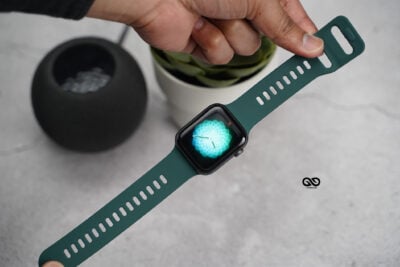 Soft Silicone Strap With Aluminium Closure Pin For Apple Watch 44MM 45MM 46MM Series 4 5 6 7 8 9 10 SE SE 2 Gen