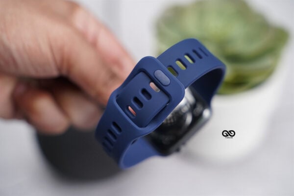 Soft Silicone Strap With Aluminium Closure Pin For Apple Watch 44MM 45MM 46MM Series 4 5 6 7 8 9 10 SE SE 2 Gen - Image 17