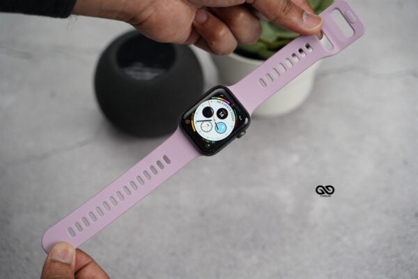 Soft Silicone Strap With Aluminium Closure Pin For Apple Watch 44MM 45MM 46MM Series 4 5 6 7 8 9 10 SE SE 2 Gen - Image 18